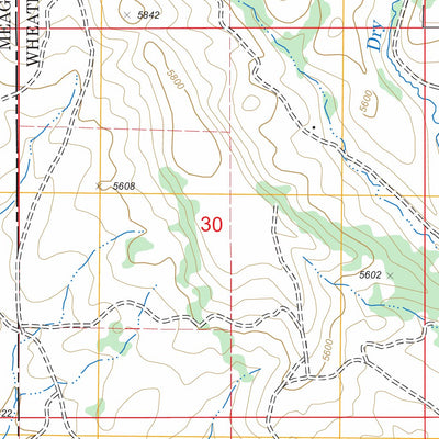 Mud Creek, MT FSTopo Legacy Preview 3