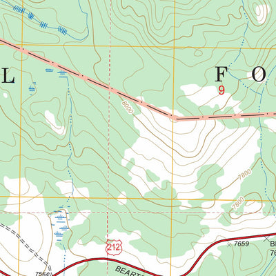 Muddy Creek, WY - MT FSTopo Legacy Preview 2