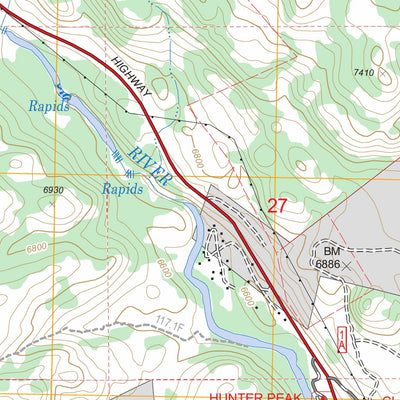 Muddy Creek, WY - MT FSTopo Legacy Preview 3