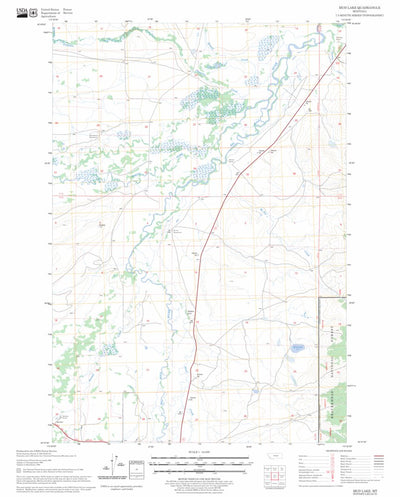 Mud Lake, MT FSTopo Legacy Preview 1