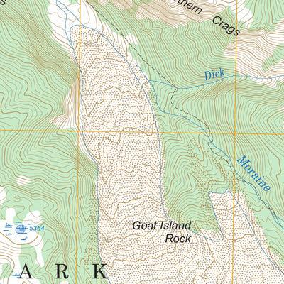 Mowich Lake, WA FSTopo Legacy Preview 3