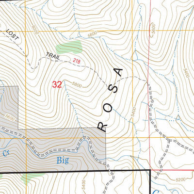 Mullinix Creek, NV FSTopo Legacy Preview 3