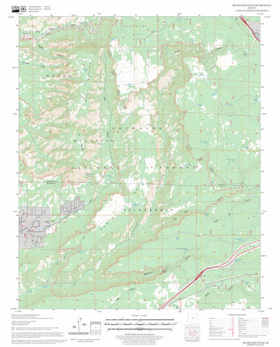 Munds Mountain, AZ FSTopo Legacy Preview 1