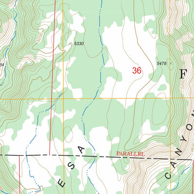 Munds Mountain, AZ FSTopo Legacy Preview 2
