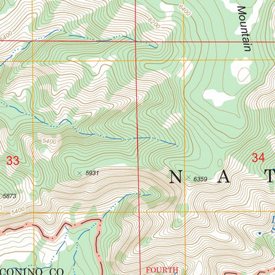 Munds Mountain, AZ FSTopo Legacy Preview 3