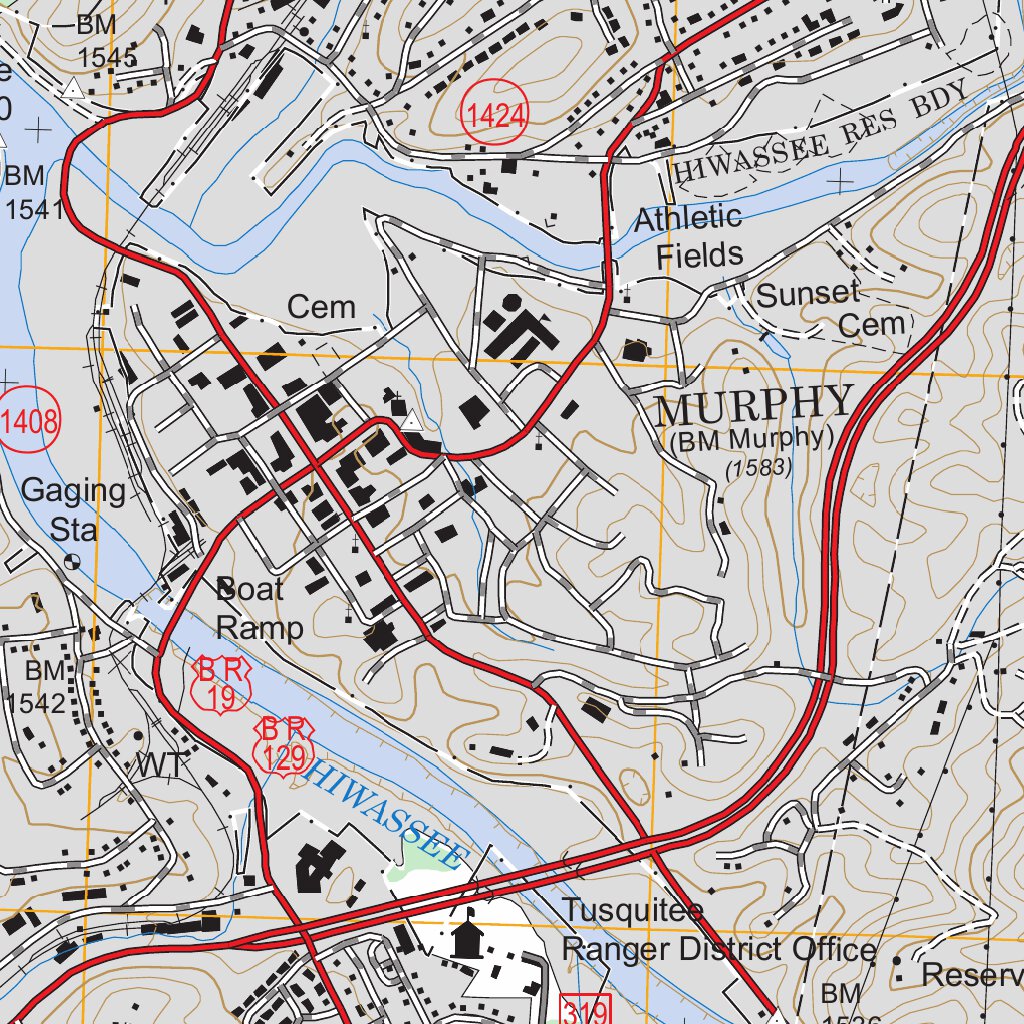 Murphy, NC FSTopo Legacy Map by US Forest Service - Topo | Avenza Maps