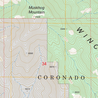 Muskhog Mountain, AZ FSTopo Legacy Preview 3