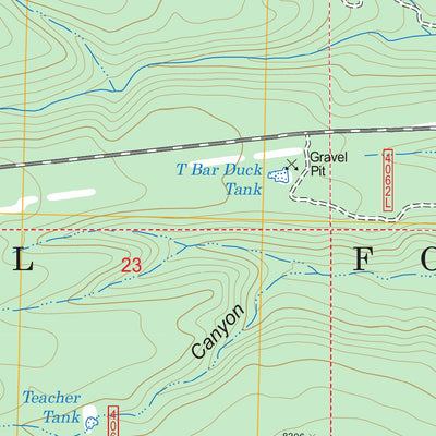 Negrito Mountain, NM FSTopo Legacy Preview 2