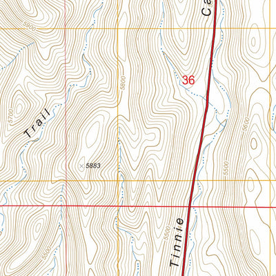 Nelson Canyon West, NM FSTopo Legacy Preview 3