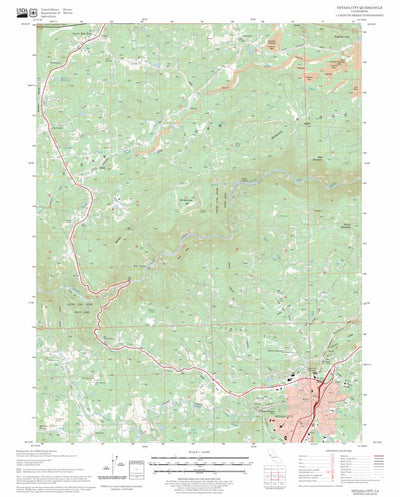 Nevada City, CA FSTopo Legacy Preview 1