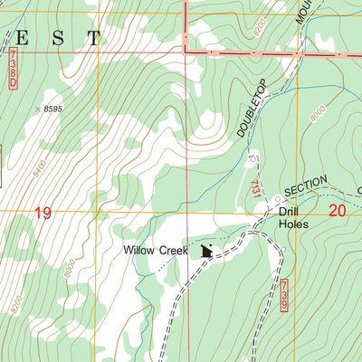 New Fork Lakes, WY FSTopo Legacy Preview 3