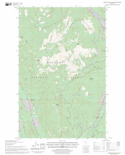 Newton Mountain, MT FSTopo Legacy Preview 1