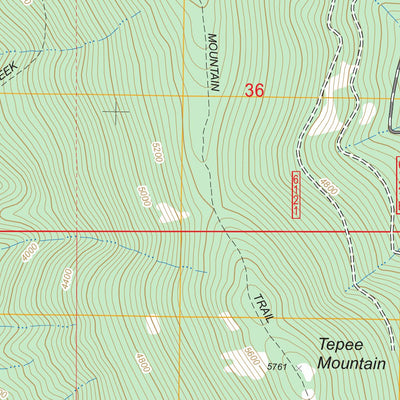 Newton Mountain, MT FSTopo Legacy Preview 3