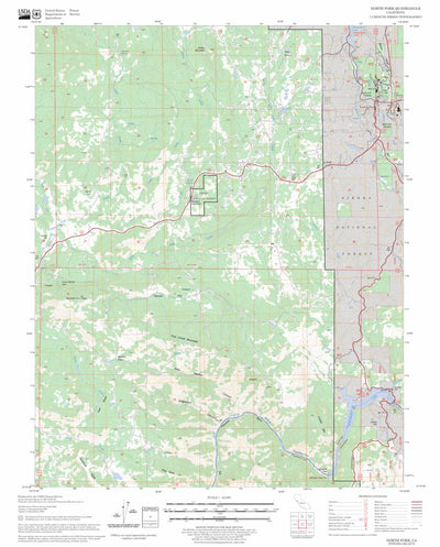 North Fork, CA FSTopo Legacy Preview 1