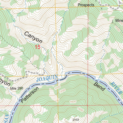 North Fork, CA FSTopo Legacy Preview 3