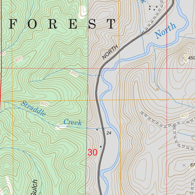 North Fork, OR FSTopo Legacy Preview 2