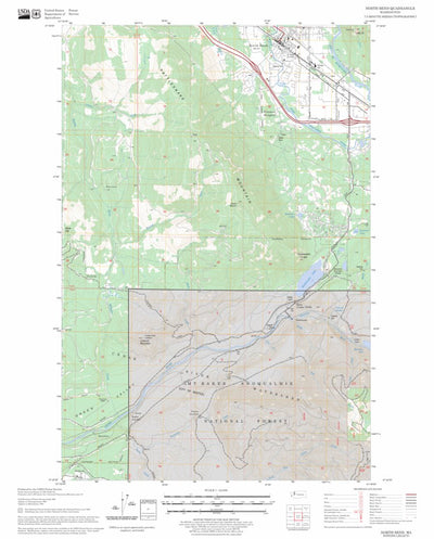 North Bend, WA FSTopo Legacy Preview 1