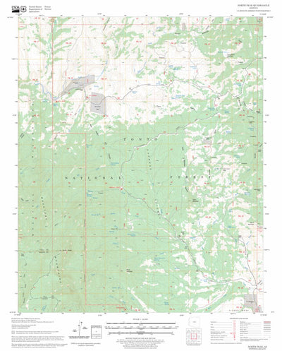 North Peak, AZ FSTopo Legacy Preview 1