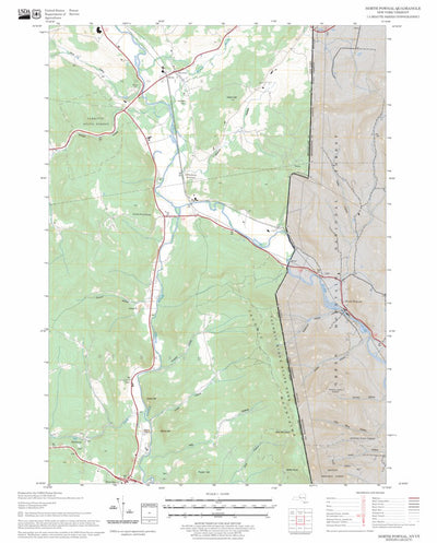 North Pownal, NY - VT FSTopo Legacy Preview 1