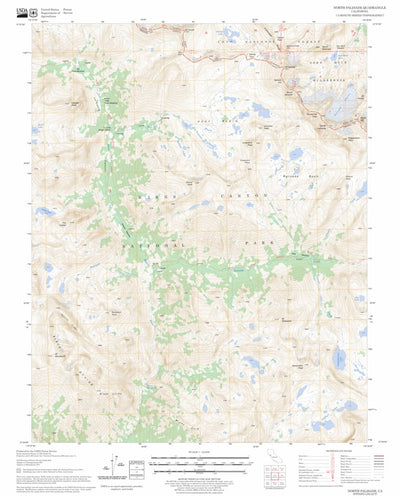 North Palisade, CA FSTopo Legacy Preview 1
