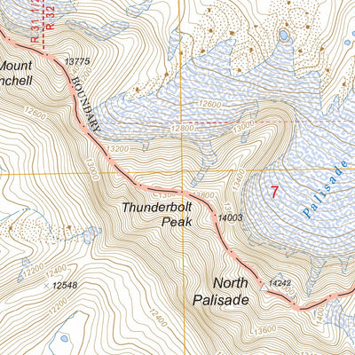 North Palisade, CA FSTopo Legacy Preview 3