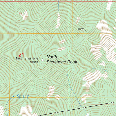 North Shoshone Peak, NV FSTopo Legacy Preview 3