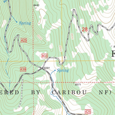 North Canyon, ID FSTopo Legacy Preview 2