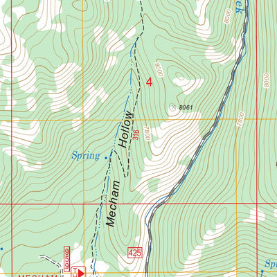 North Canyon, ID FSTopo Legacy Preview 3