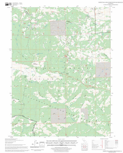 North Yolla Bolly Mountains, CA FSTopo Legacy Preview 1