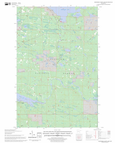 Northern Light Lake, MN FSTopo Legacy Preview 1