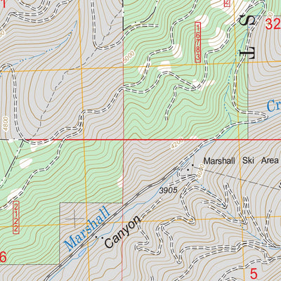 Northeast Missoula, MT FSTopo Legacy Preview 3