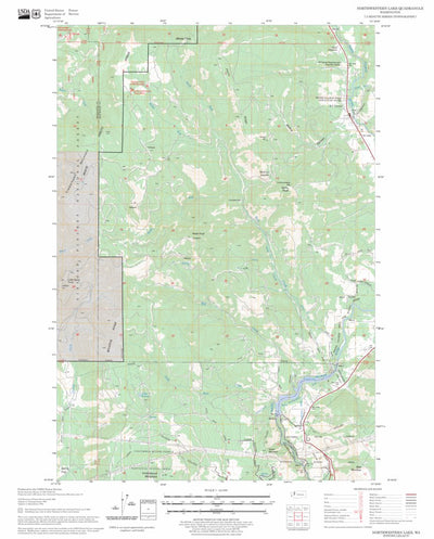 Northwestern Lake, WA FSTopo Legacy Preview 1