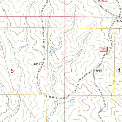 Oat Creek, SD - WY FSTopo Legacy Preview 3