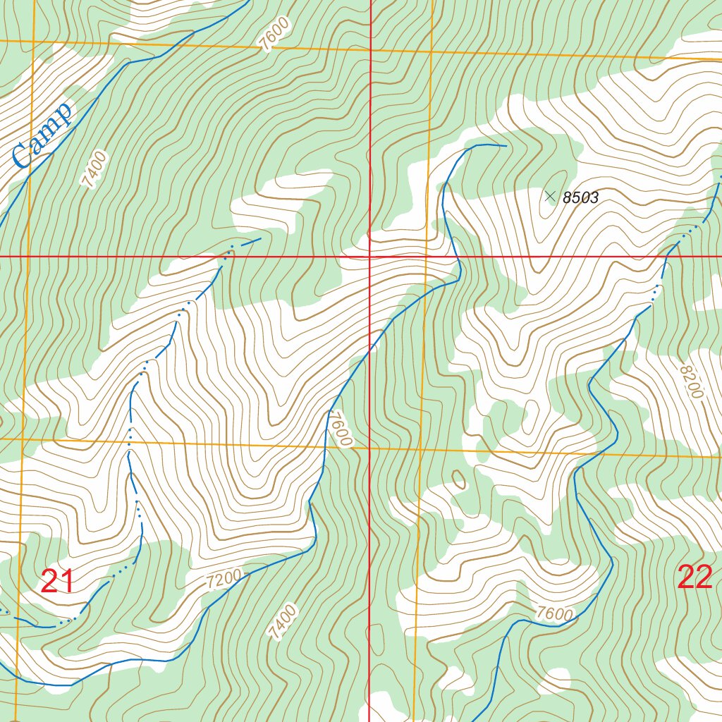 Obsidian, ID FSTopo Legacy Map by US Forest Service - Topo | Avenza Maps