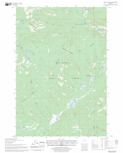 Odell Lake, MT FSTopo Legacy Preview 1