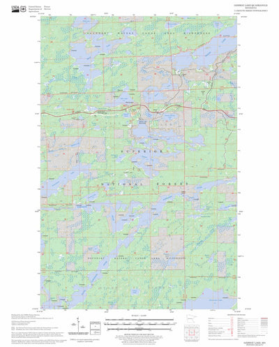 Ojibway Lake, MN FSTopo Legacy Preview 1