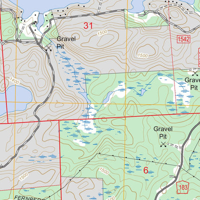Ojibway Lake, MN FSTopo Legacy Preview 3