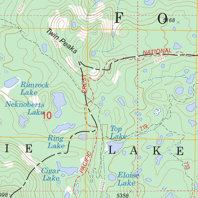 Olallie Butte, OR FSTopo Legacy Preview 2
