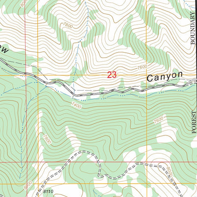 Old Canyon, UT FSTopo Legacy Preview 3