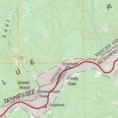 Old Fort, NC FSTopo Legacy Preview 3