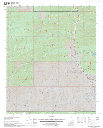 Old Glory Mountain, OK FSTopo Legacy Preview 1