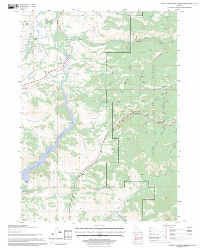 Oneida Narrows Reservoir, ID FSTopo Legacy Preview 1