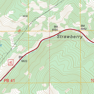 Oneida Narrows Reservoir, ID FSTopo Legacy Preview 3