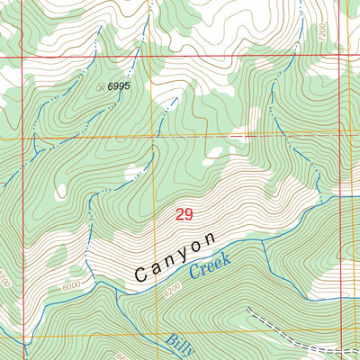 Onion Gulch, WY FSTopo Legacy Preview 3
