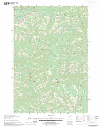 Oregon Butte, WA - OR FSTopo Legacy Preview 1