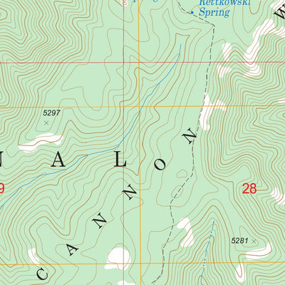 Oregon Butte, WA - OR FSTopo Legacy Preview 2