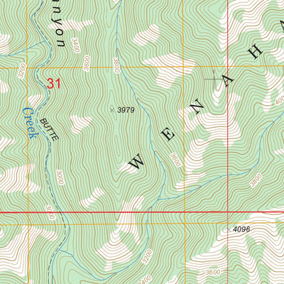 Oregon Butte, WA - OR FSTopo Legacy Preview 3