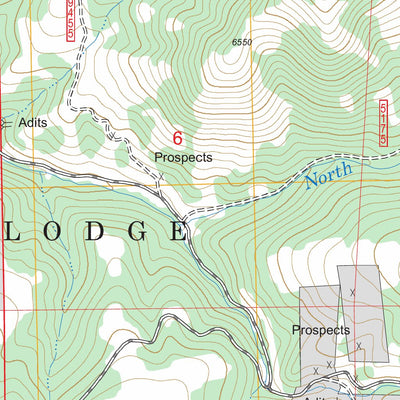 Orofino Mountain, MT FSTopo Legacy Preview 3