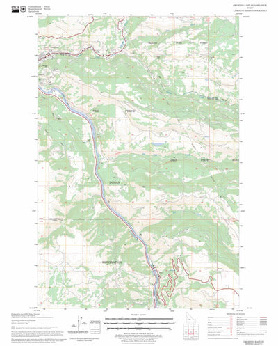 Orofino East, ID FSTopo Legacy Preview 1