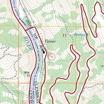 Orofino East, ID FSTopo Legacy Preview 3
